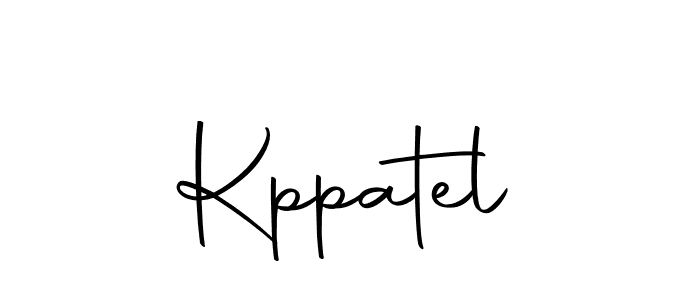 Make a beautiful signature design for name Kppatel. With this signature (Autography-DOLnW) style, you can create a handwritten signature for free. Kppatel signature style 10 images and pictures png