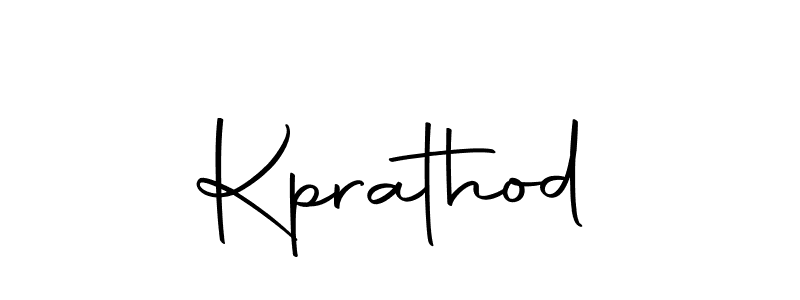 Create a beautiful signature design for name Kprathod. With this signature (Autography-DOLnW) fonts, you can make a handwritten signature for free. Kprathod signature style 10 images and pictures png