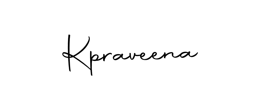 Make a beautiful signature design for name Kpraveena. Use this online signature maker to create a handwritten signature for free. Kpraveena signature style 10 images and pictures png