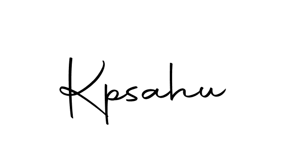 How to make Kpsahu signature? Autography-DOLnW is a professional autograph style. Create handwritten signature for Kpsahu name. Kpsahu signature style 10 images and pictures png