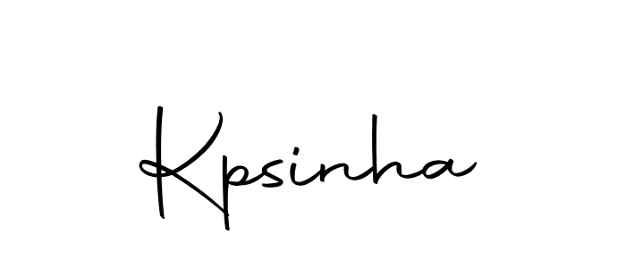 You should practise on your own different ways (Autography-DOLnW) to write your name (Kpsinha) in signature. don't let someone else do it for you. Kpsinha signature style 10 images and pictures png