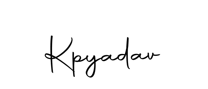 The best way (Autography-DOLnW) to make a short signature is to pick only two or three words in your name. The name Kpyadav include a total of six letters. For converting this name. Kpyadav signature style 10 images and pictures png
