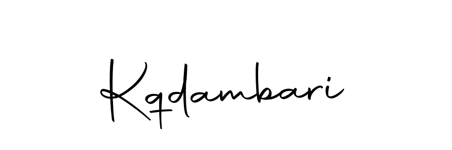 Autography-DOLnW is a professional signature style that is perfect for those who want to add a touch of class to their signature. It is also a great choice for those who want to make their signature more unique. Get Kqdambari name to fancy signature for free. Kqdambari signature style 10 images and pictures png