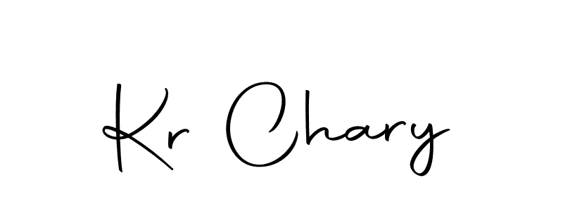 Create a beautiful signature design for name Kr Chary. With this signature (Autography-DOLnW) fonts, you can make a handwritten signature for free. Kr Chary signature style 10 images and pictures png