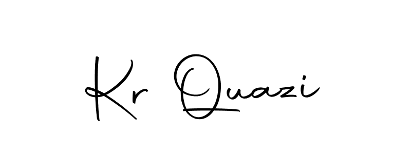 It looks lik you need a new signature style for name Kr Quazi. Design unique handwritten (Autography-DOLnW) signature with our free signature maker in just a few clicks. Kr Quazi signature style 10 images and pictures png