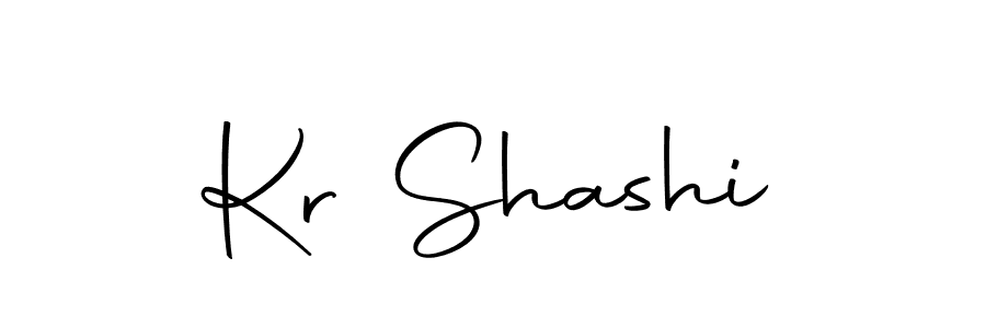 Use a signature maker to create a handwritten signature online. With this signature software, you can design (Autography-DOLnW) your own signature for name Kr Shashi. Kr Shashi signature style 10 images and pictures png