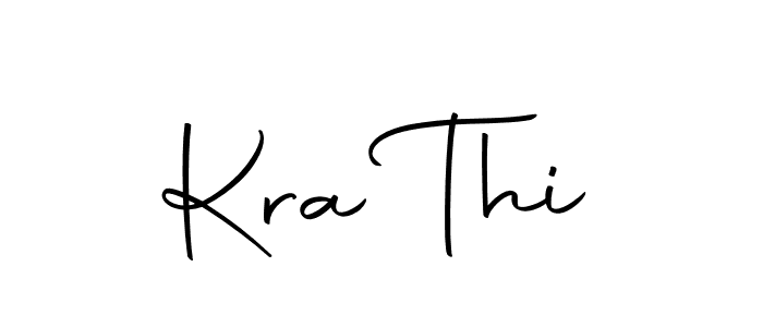 Make a beautiful signature design for name Kra Thi. With this signature (Autography-DOLnW) style, you can create a handwritten signature for free. Kra Thi signature style 10 images and pictures png