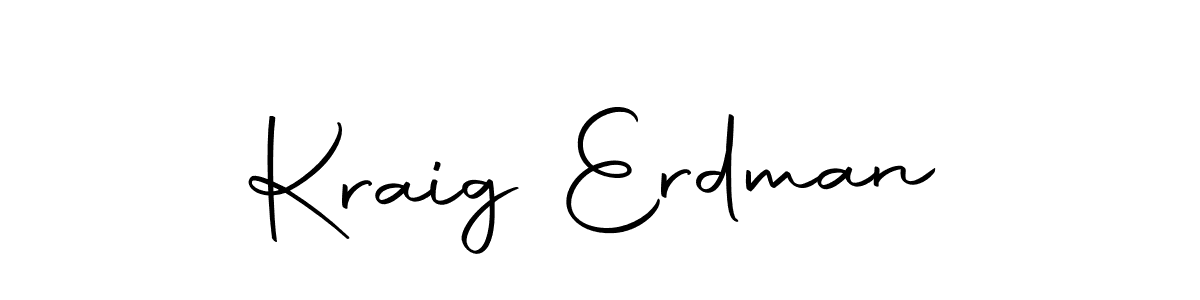 Kraig Erdman stylish signature style. Best Handwritten Sign (Autography-DOLnW) for my name. Handwritten Signature Collection Ideas for my name Kraig Erdman. Kraig Erdman signature style 10 images and pictures png