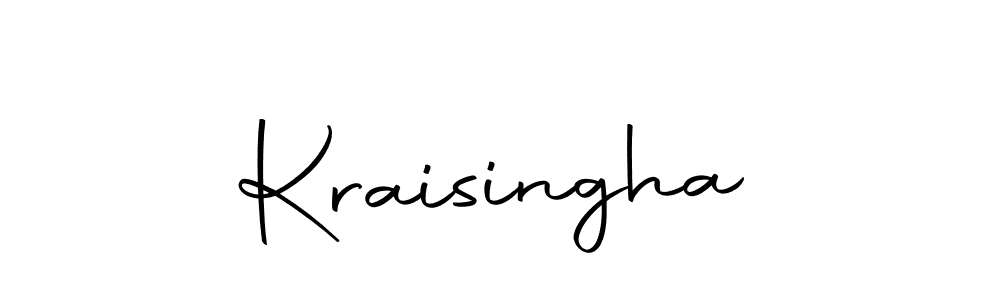 Make a beautiful signature design for name Kraisingha. Use this online signature maker to create a handwritten signature for free. Kraisingha signature style 10 images and pictures png