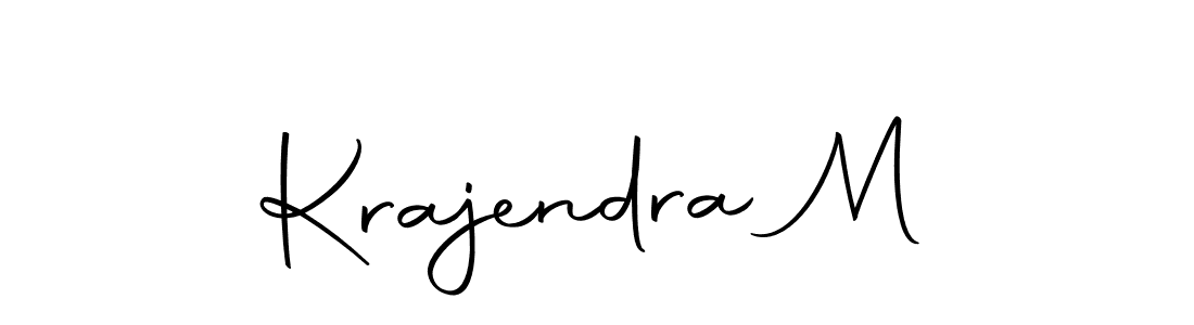 The best way (Autography-DOLnW) to make a short signature is to pick only two or three words in your name. The name Krajendra M include a total of six letters. For converting this name. Krajendra M signature style 10 images and pictures png