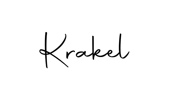 Krakel stylish signature style. Best Handwritten Sign (Autography-DOLnW) for my name. Handwritten Signature Collection Ideas for my name Krakel. Krakel signature style 10 images and pictures png