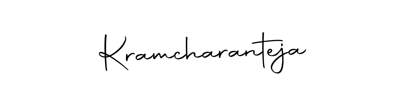 Make a beautiful signature design for name Kramcharanteja. With this signature (Autography-DOLnW) style, you can create a handwritten signature for free. Kramcharanteja signature style 10 images and pictures png