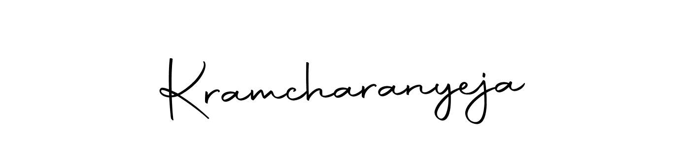Make a beautiful signature design for name Kramcharanyeja. With this signature (Autography-DOLnW) style, you can create a handwritten signature for free. Kramcharanyeja signature style 10 images and pictures png