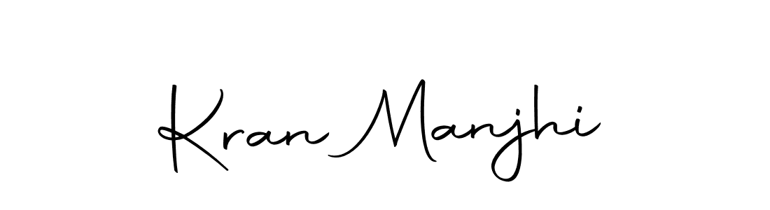 Similarly Autography-DOLnW is the best handwritten signature design. Signature creator online .You can use it as an online autograph creator for name Kran Manjhi. Kran Manjhi signature style 10 images and pictures png