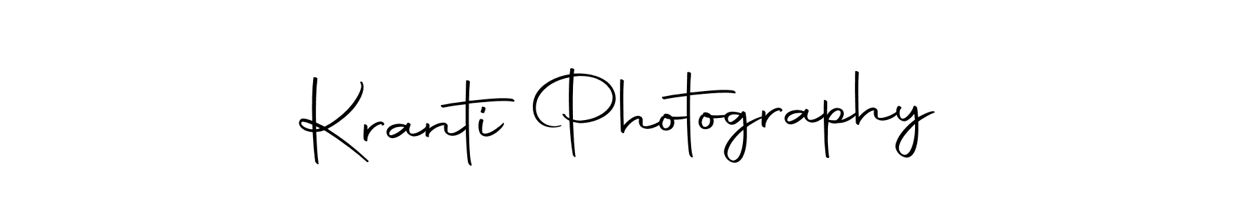 Create a beautiful signature design for name Kranti Photography. With this signature (Autography-DOLnW) fonts, you can make a handwritten signature for free. Kranti Photography signature style 10 images and pictures png