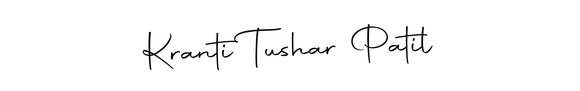 Here are the top 10 professional signature styles for the name Kranti Tushar Patil. These are the best autograph styles you can use for your name. Kranti Tushar Patil signature style 10 images and pictures png