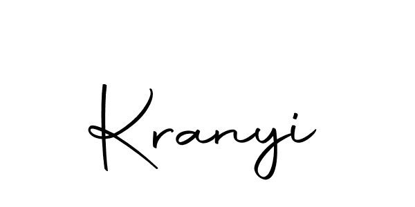 Similarly Autography-DOLnW is the best handwritten signature design. Signature creator online .You can use it as an online autograph creator for name Kranyi. Kranyi signature style 10 images and pictures png