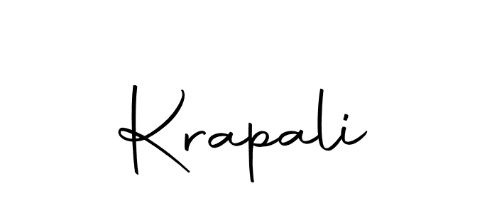 Make a beautiful signature design for name Krapali. With this signature (Autography-DOLnW) style, you can create a handwritten signature for free. Krapali signature style 10 images and pictures png