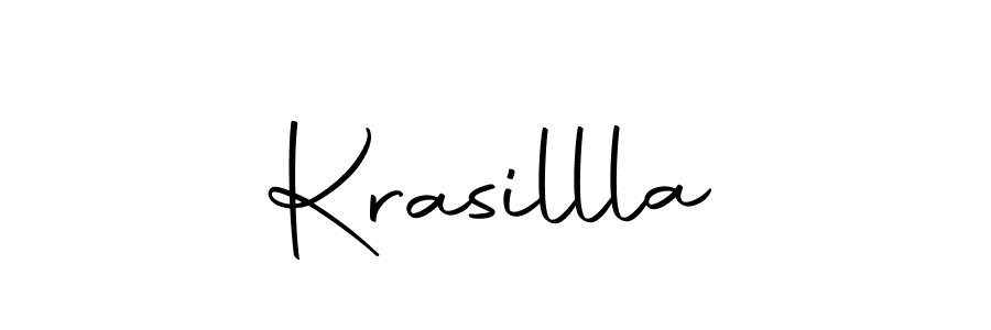 Design your own signature with our free online signature maker. With this signature software, you can create a handwritten (Autography-DOLnW) signature for name Krasillla. Krasillla signature style 10 images and pictures png