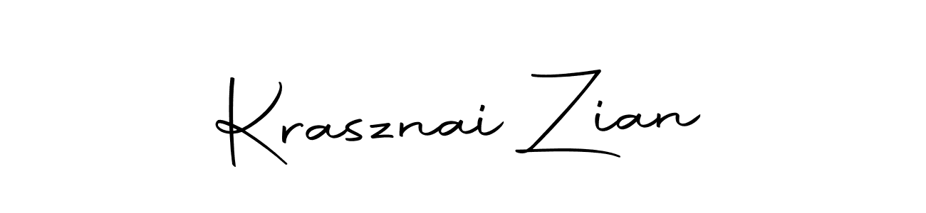 Make a short Krasznai Zian signature style. Manage your documents anywhere anytime using Autography-DOLnW. Create and add eSignatures, submit forms, share and send files easily. Krasznai Zian signature style 10 images and pictures png