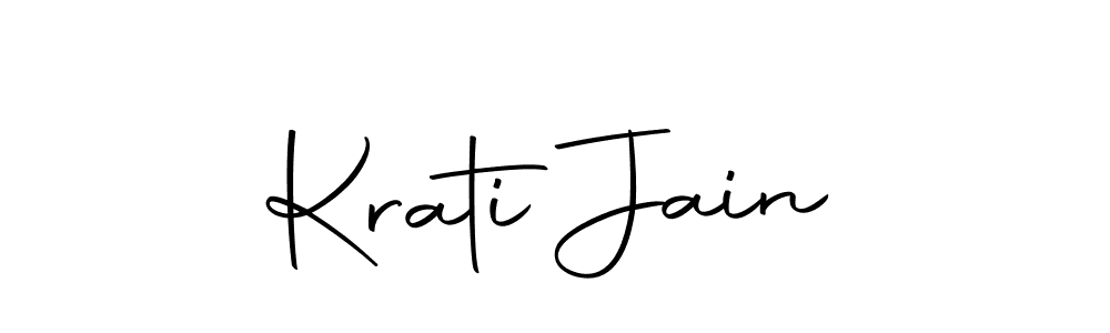 Make a beautiful signature design for name Krati Jain. Use this online signature maker to create a handwritten signature for free. Krati Jain signature style 10 images and pictures png