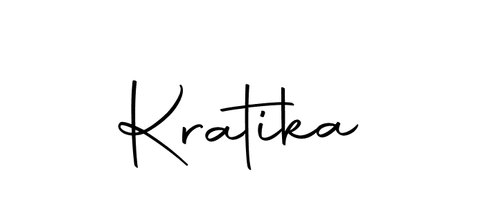 Make a beautiful signature design for name Kratika. With this signature (Autography-DOLnW) style, you can create a handwritten signature for free. Kratika signature style 10 images and pictures png