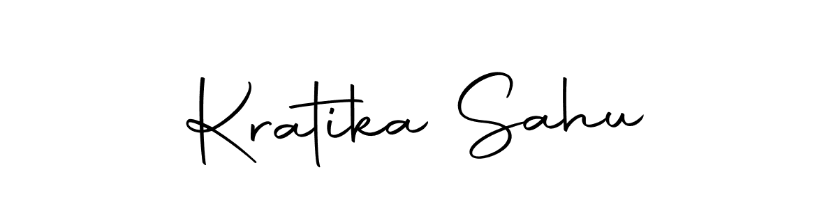 How to make Kratika Sahu name signature. Use Autography-DOLnW style for creating short signs online. This is the latest handwritten sign. Kratika Sahu signature style 10 images and pictures png