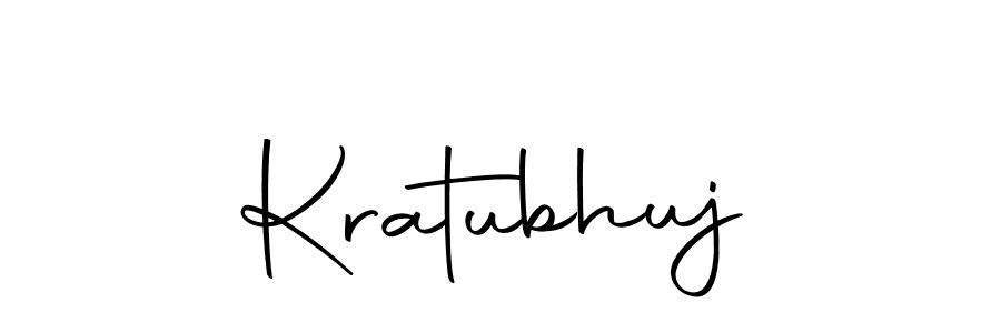 Use a signature maker to create a handwritten signature online. With this signature software, you can design (Autography-DOLnW) your own signature for name Kratubhuj. Kratubhuj signature style 10 images and pictures png