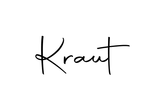 How to make Kraut signature? Autography-DOLnW is a professional autograph style. Create handwritten signature for Kraut name. Kraut signature style 10 images and pictures png
