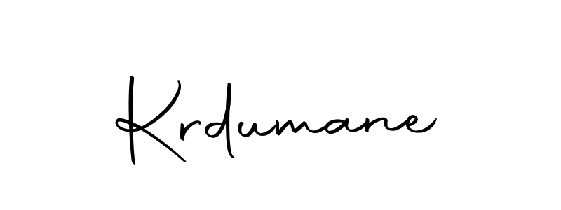 Also we have Krdumane name is the best signature style. Create professional handwritten signature collection using Autography-DOLnW autograph style. Krdumane signature style 10 images and pictures png