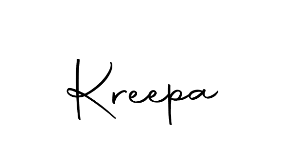 if you are searching for the best signature style for your name Kreepa. so please give up your signature search. here we have designed multiple signature styles  using Autography-DOLnW. Kreepa signature style 10 images and pictures png