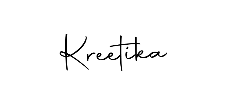 Create a beautiful signature design for name Kreetika. With this signature (Autography-DOLnW) fonts, you can make a handwritten signature for free. Kreetika signature style 10 images and pictures png