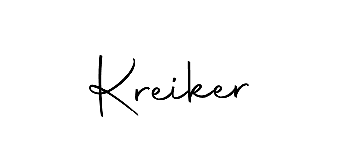 You should practise on your own different ways (Autography-DOLnW) to write your name (Kreiker) in signature. don't let someone else do it for you. Kreiker signature style 10 images and pictures png