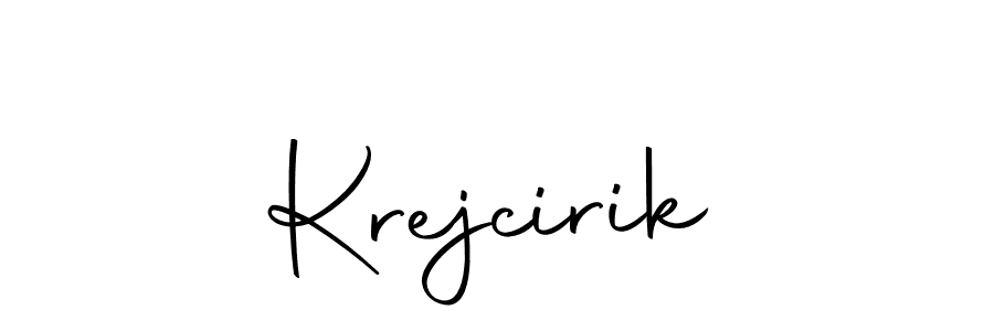 Make a beautiful signature design for name Krejcirik. Use this online signature maker to create a handwritten signature for free. Krejcirik signature style 10 images and pictures png