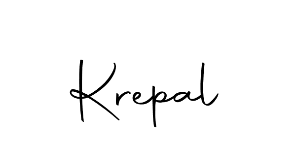 Create a beautiful signature design for name Krepal. With this signature (Autography-DOLnW) fonts, you can make a handwritten signature for free. Krepal signature style 10 images and pictures png