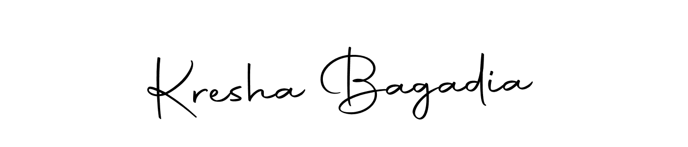 Kresha Bagadia stylish signature style. Best Handwritten Sign (Autography-DOLnW) for my name. Handwritten Signature Collection Ideas for my name Kresha Bagadia. Kresha Bagadia signature style 10 images and pictures png