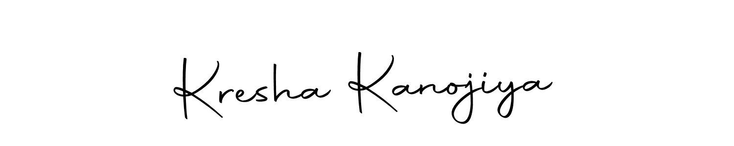 Make a short Kresha Kanojiya signature style. Manage your documents anywhere anytime using Autography-DOLnW. Create and add eSignatures, submit forms, share and send files easily. Kresha Kanojiya signature style 10 images and pictures png
