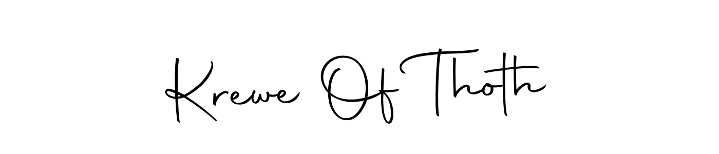 Krewe Of Thoth stylish signature style. Best Handwritten Sign (Autography-DOLnW) for my name. Handwritten Signature Collection Ideas for my name Krewe Of Thoth. Krewe Of Thoth signature style 10 images and pictures png