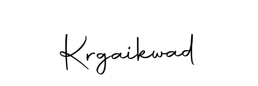 Create a beautiful signature design for name Krgaikwad. With this signature (Autography-DOLnW) fonts, you can make a handwritten signature for free. Krgaikwad signature style 10 images and pictures png