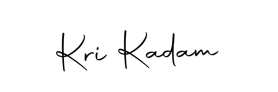 The best way (Autography-DOLnW) to make a short signature is to pick only two or three words in your name. The name Kri Kadam include a total of six letters. For converting this name. Kri Kadam signature style 10 images and pictures png