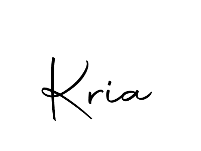 Make a beautiful signature design for name Kria. With this signature (Autography-DOLnW) style, you can create a handwritten signature for free. Kria signature style 10 images and pictures png