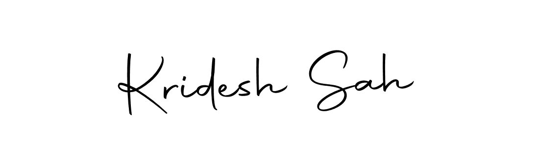 Make a beautiful signature design for name Kridesh Sah. With this signature (Autography-DOLnW) style, you can create a handwritten signature for free. Kridesh Sah signature style 10 images and pictures png