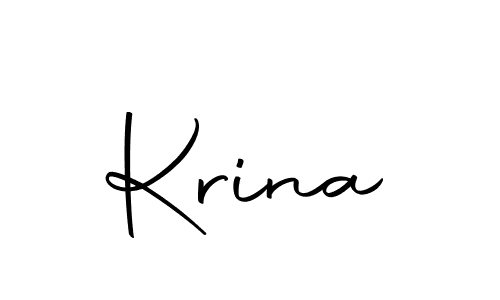 How to make Krina signature? Autography-DOLnW is a professional autograph style. Create handwritten signature for Krina name. Krina signature style 10 images and pictures png