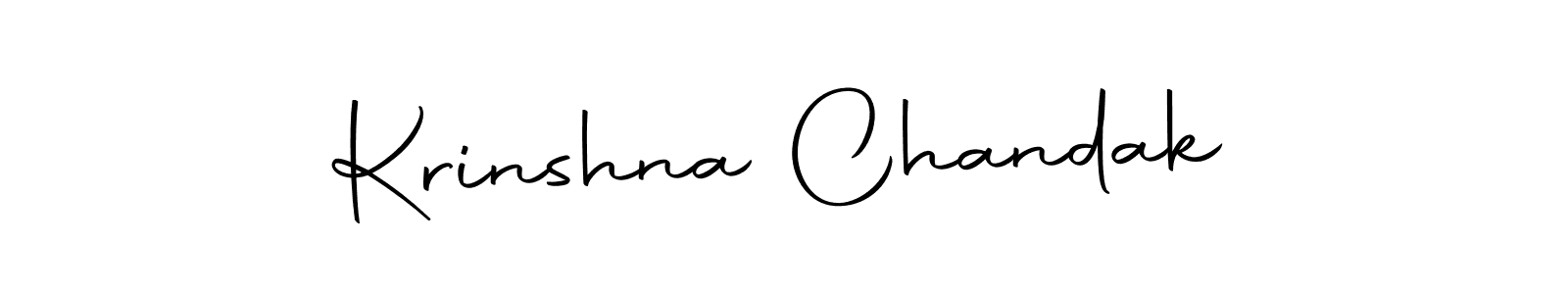 How to make Krinshna Chandak signature? Autography-DOLnW is a professional autograph style. Create handwritten signature for Krinshna Chandak name. Krinshna Chandak signature style 10 images and pictures png