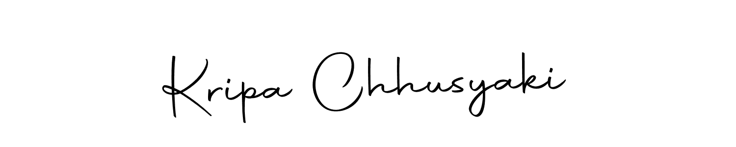 Here are the top 10 professional signature styles for the name Kripa Chhusyaki. These are the best autograph styles you can use for your name. Kripa Chhusyaki signature style 10 images and pictures png