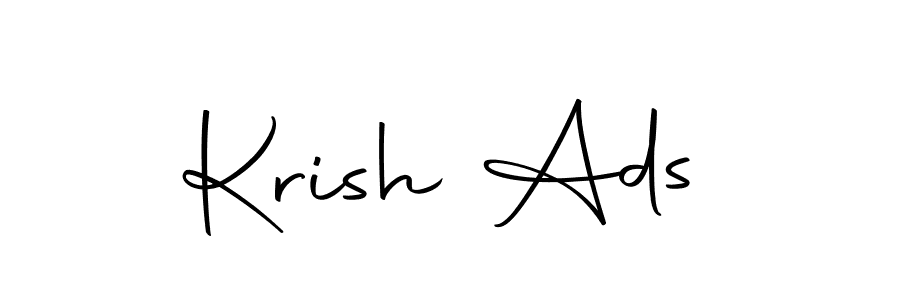 The best way (Autography-DOLnW) to make a short signature is to pick only two or three words in your name. The name Krish Ads include a total of six letters. For converting this name. Krish Ads signature style 10 images and pictures png