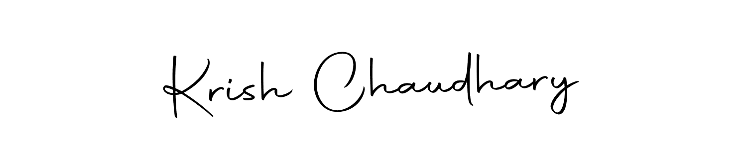 Once you've used our free online signature maker to create your best signature Autography-DOLnW style, it's time to enjoy all of the benefits that Krish Chaudhary name signing documents. Krish Chaudhary signature style 10 images and pictures png