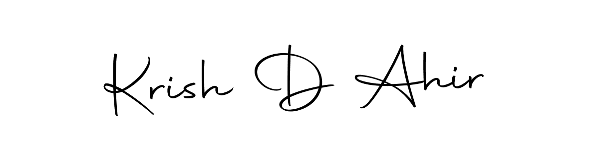 if you are searching for the best signature style for your name Krish D Ahir. so please give up your signature search. here we have designed multiple signature styles  using Autography-DOLnW. Krish D Ahir signature style 10 images and pictures png
