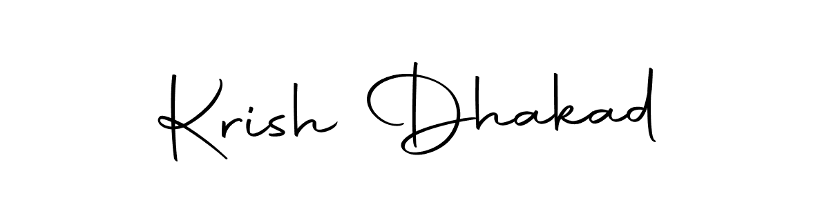 Make a beautiful signature design for name Krish Dhakad. Use this online signature maker to create a handwritten signature for free. Krish Dhakad signature style 10 images and pictures png