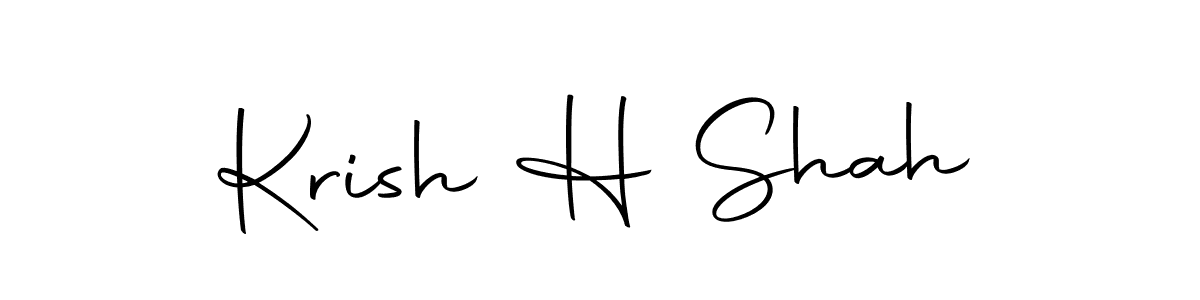 This is the best signature style for the Krish H Shah name. Also you like these signature font (Autography-DOLnW). Mix name signature. Krish H Shah signature style 10 images and pictures png